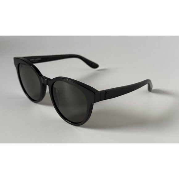 Saint Lauren Paris SL M25/K 001 Black Sunglasses 58mm Handmade in Italy Unisex - Picture 3 of 15